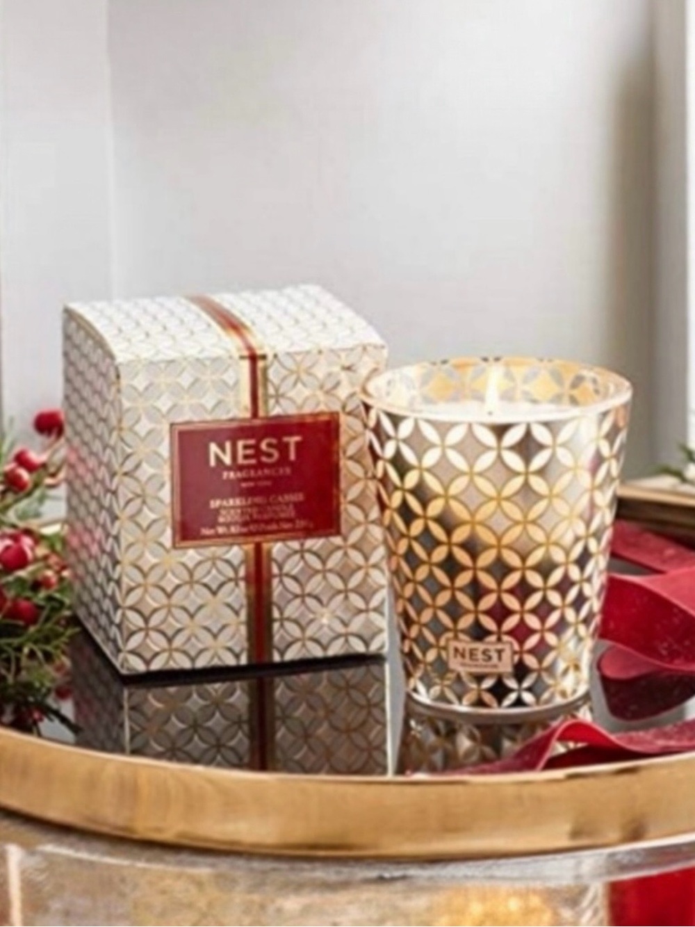 🆕💕NEST Scented Candle • Sparkling Cassis • 1-Wick 8.1 oz • LIMITED EDITION